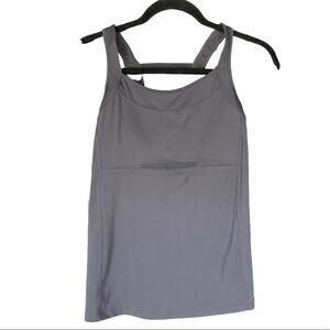 Athleta Gray Double Take Tank Size Medium